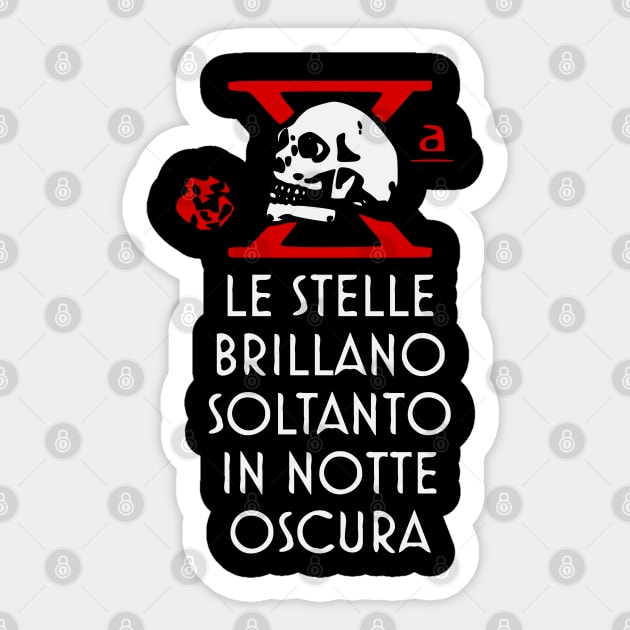 Decima Flottiglia slogan Sticker by bumblethebee